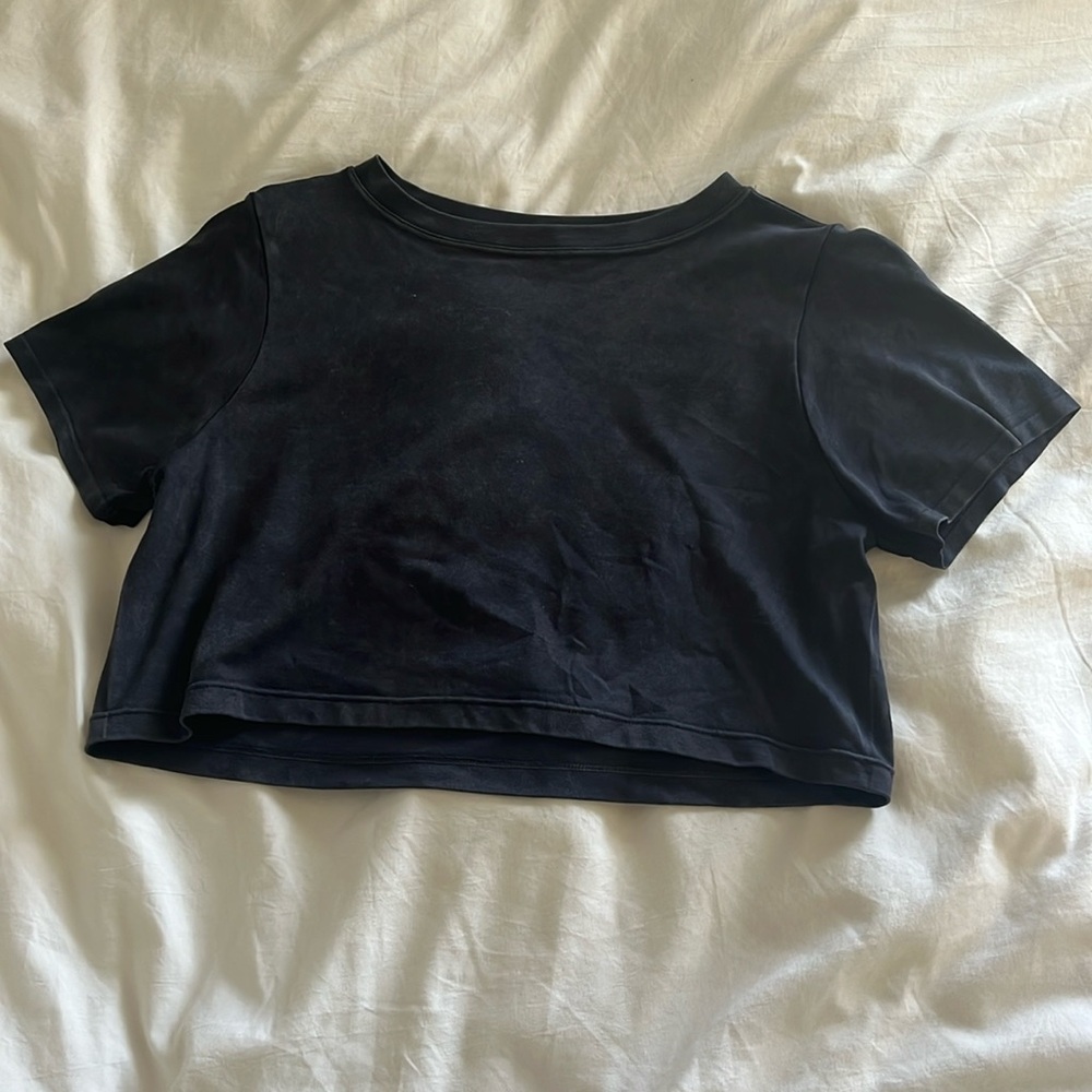 Women’s Cropped Black Forever 21 Top Size XS